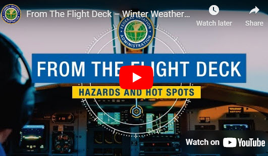 From The Flight Deck – Winter Weather Challenges